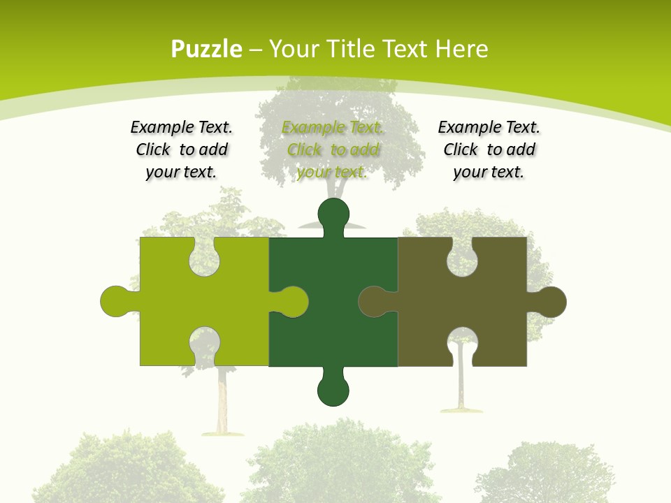 Trees Stock PowerPoint Template