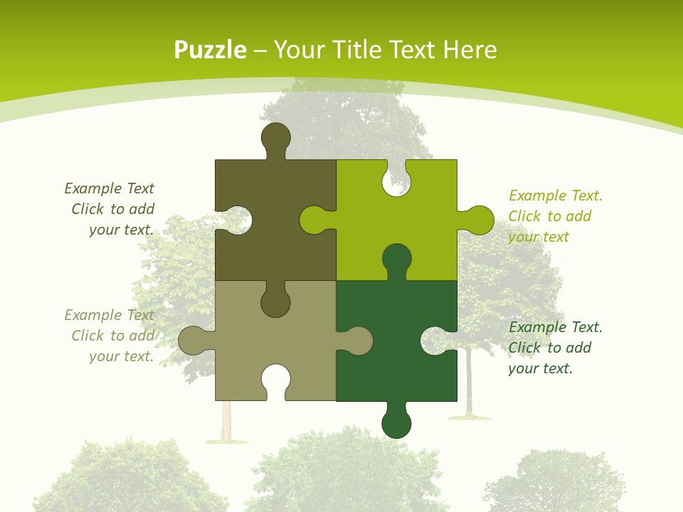 Trees Stock PowerPoint Template