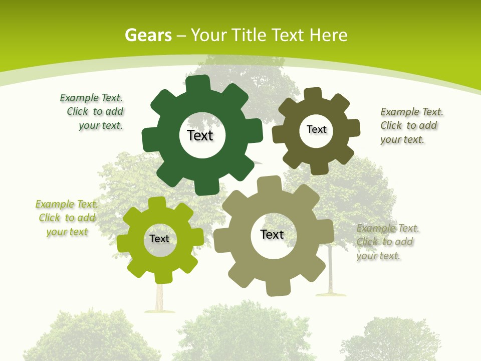Trees Stock PowerPoint Template
