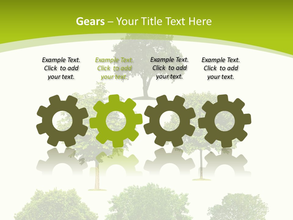 Trees Stock PowerPoint Template