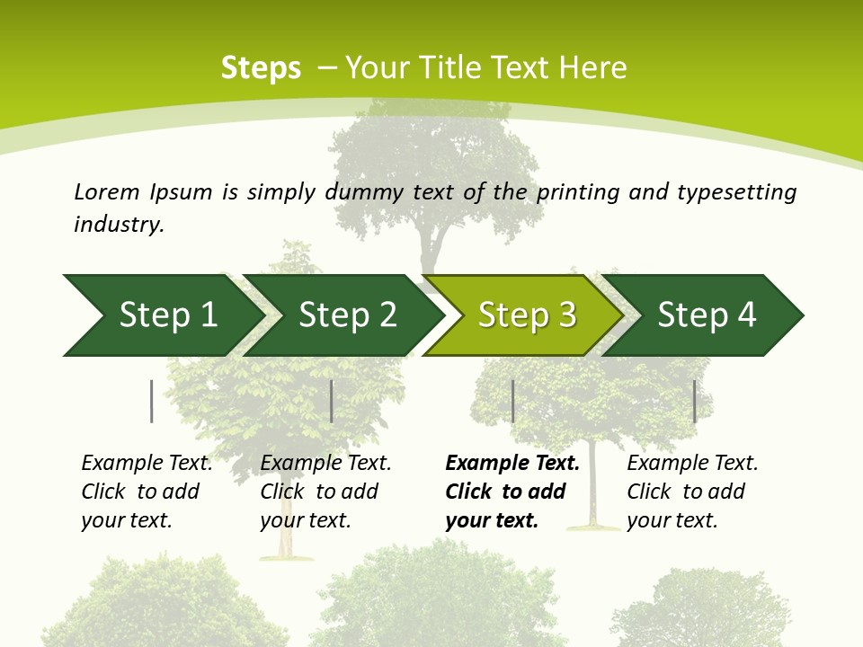 Trees Stock PowerPoint Template