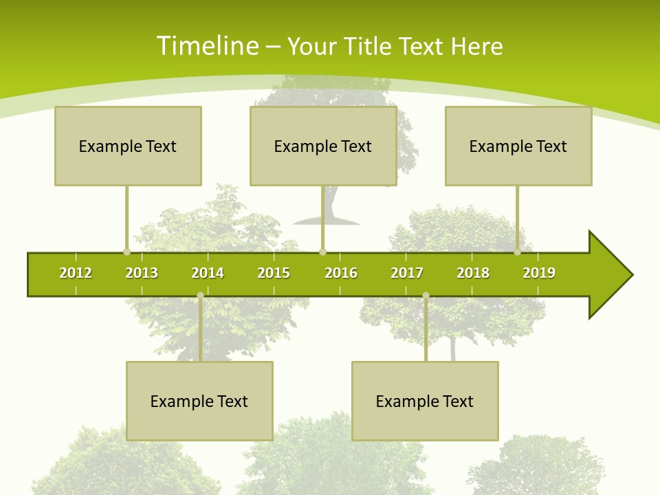 Trees Stock PowerPoint Template