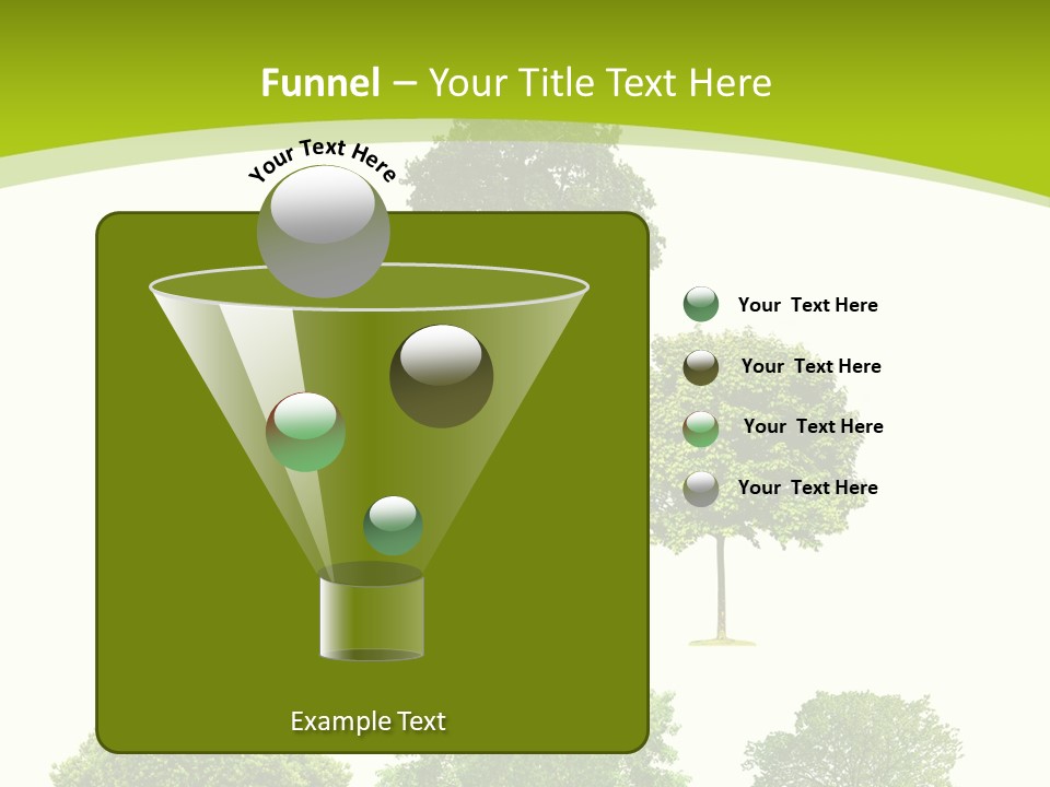 Trees Stock PowerPoint Template
