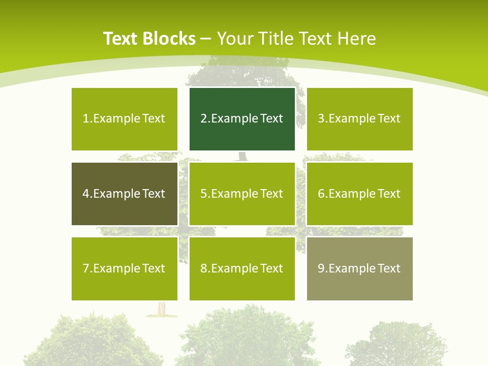 Trees Stock PowerPoint Template