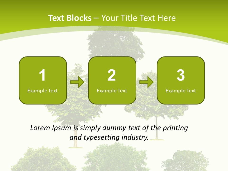 Trees Stock PowerPoint Template