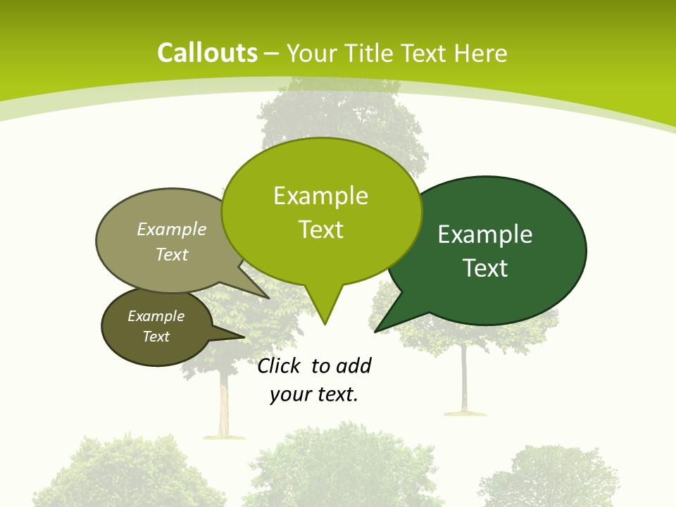 Trees Stock PowerPoint Template