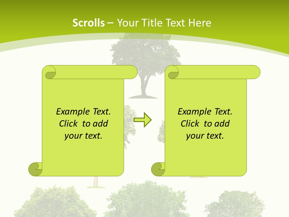Trees Stock PowerPoint Template