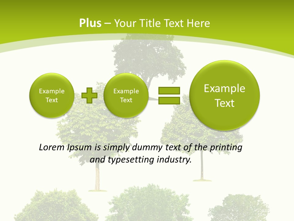 Trees Stock PowerPoint Template