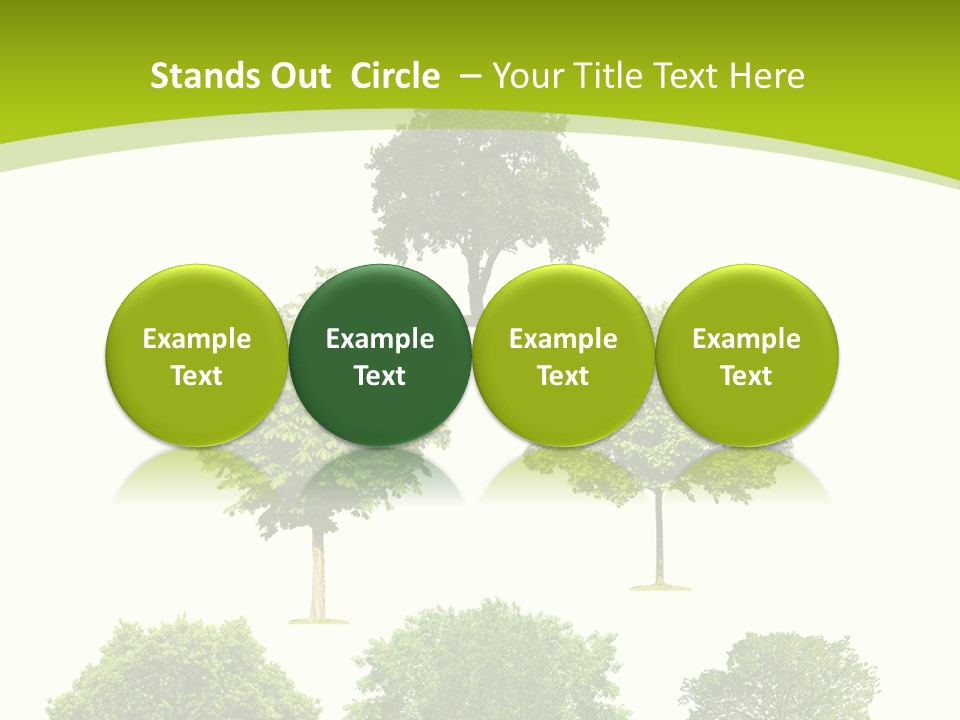 Trees Stock PowerPoint Template
