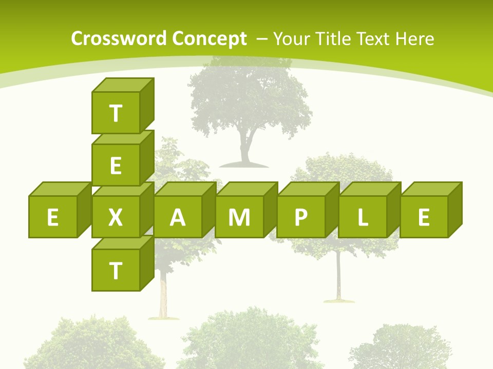 Trees Stock PowerPoint Template