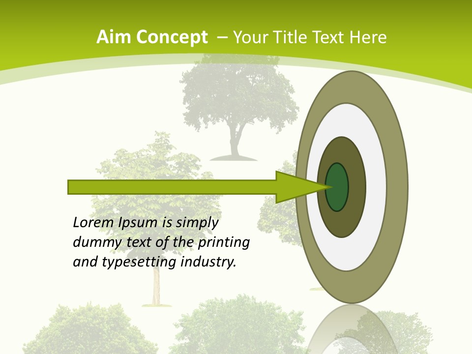 Trees Stock PowerPoint Template