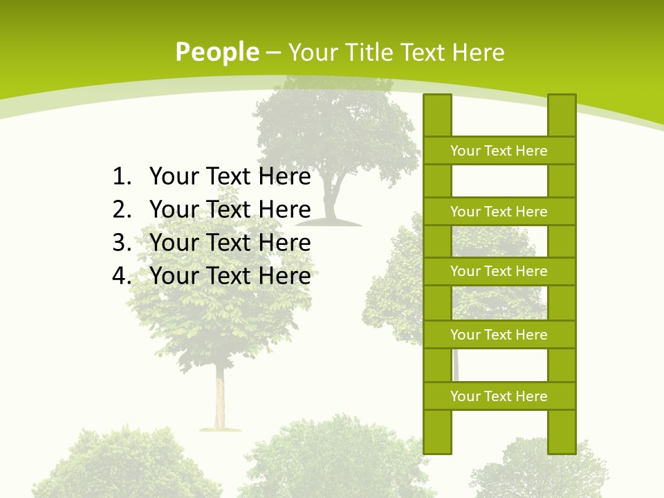 Trees Stock PowerPoint Template
