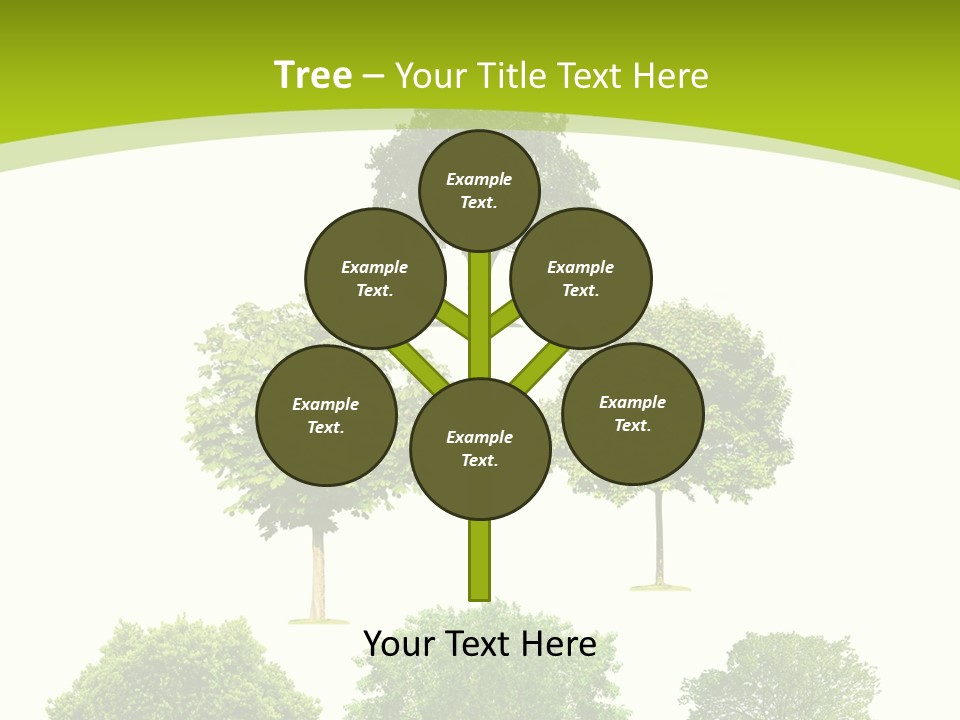 Trees Stock PowerPoint Template
