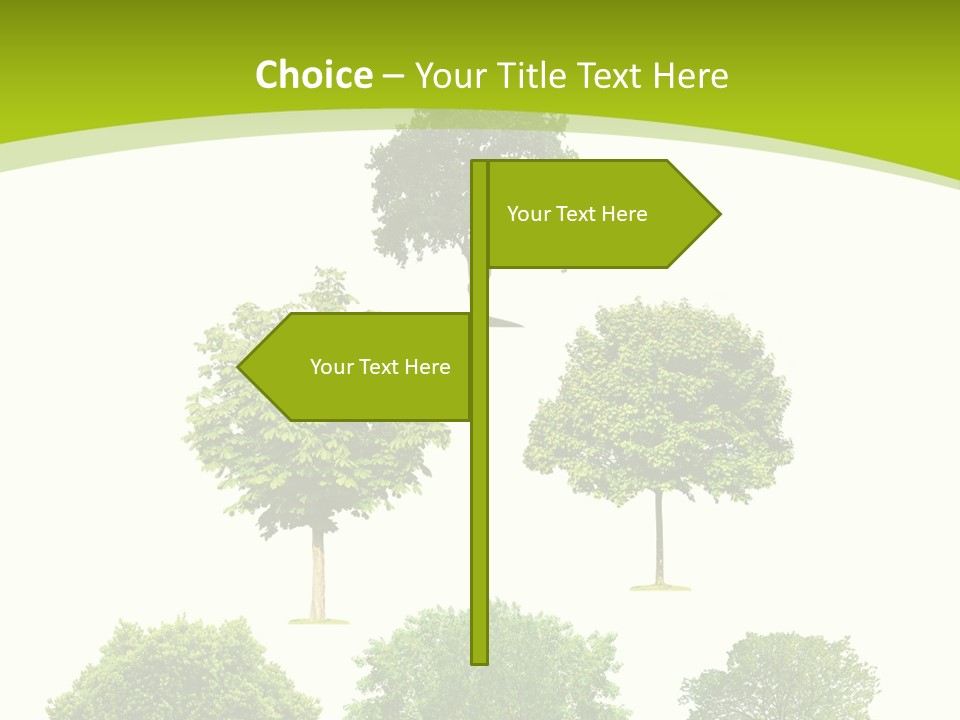 Trees Stock PowerPoint Template