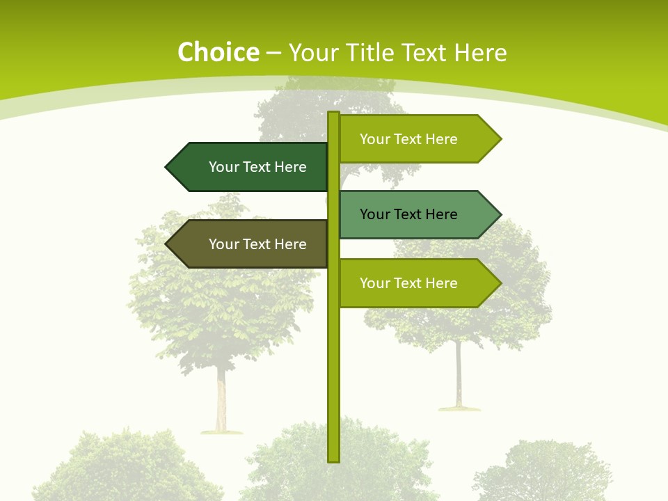 Trees Stock PowerPoint Template