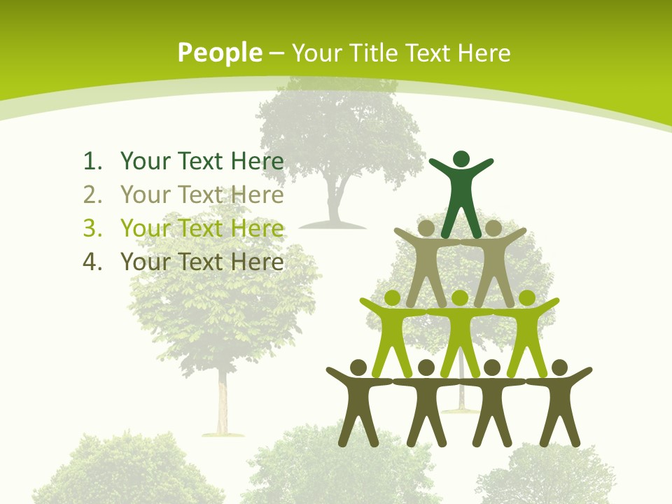 Trees Stock PowerPoint Template