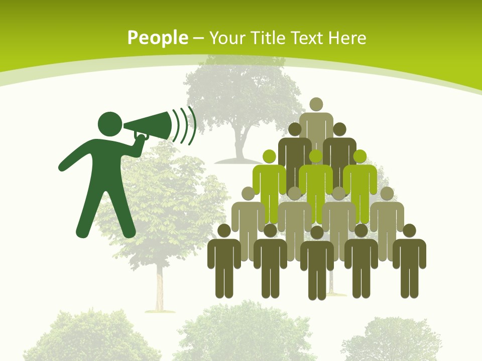 Trees Stock PowerPoint Template