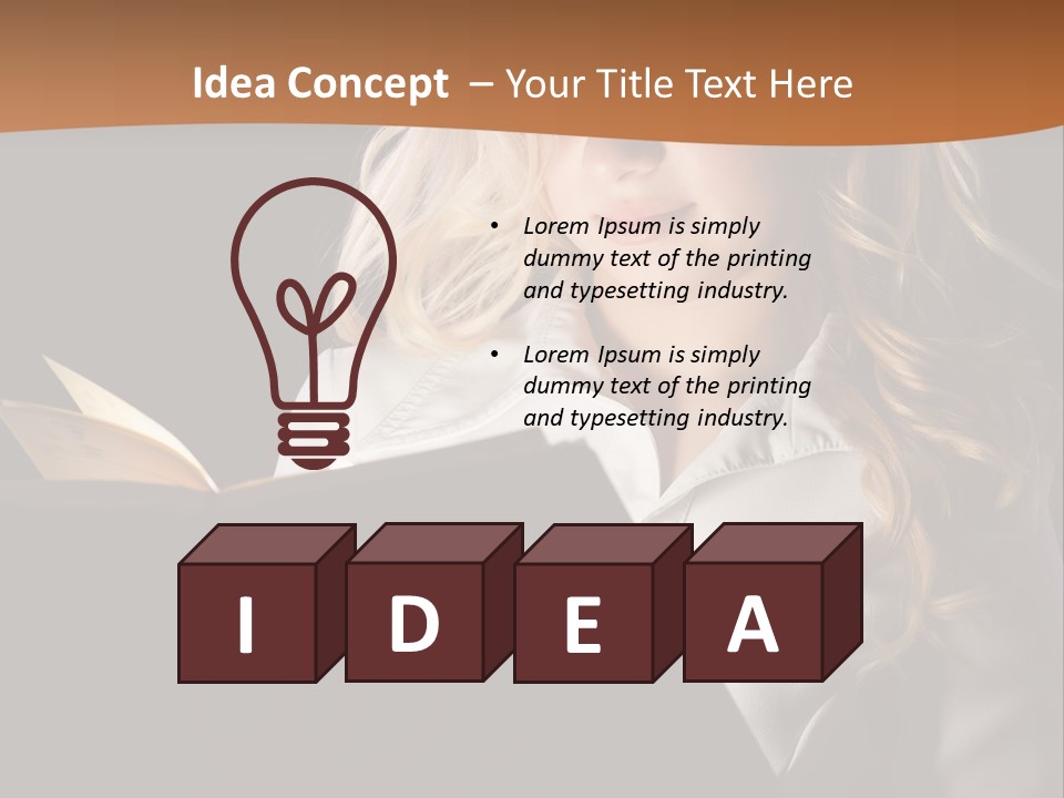 Eyes Youth Gorgeous PowerPoint Template