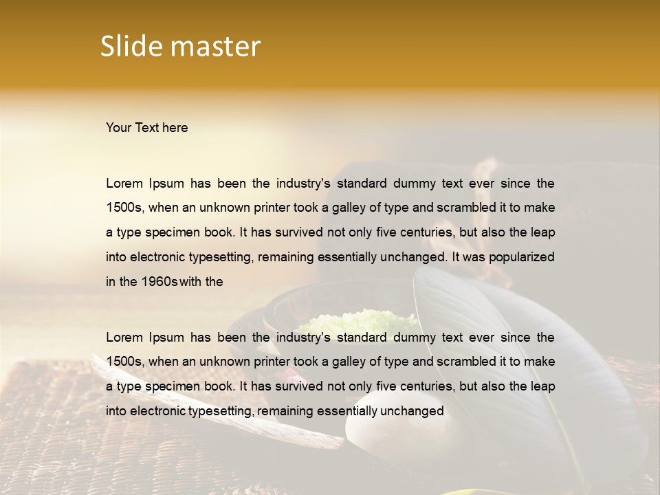 Closeup Water Travel PowerPoint Template