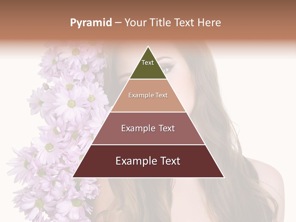 Beautiful Woman Hair PowerPoint Template