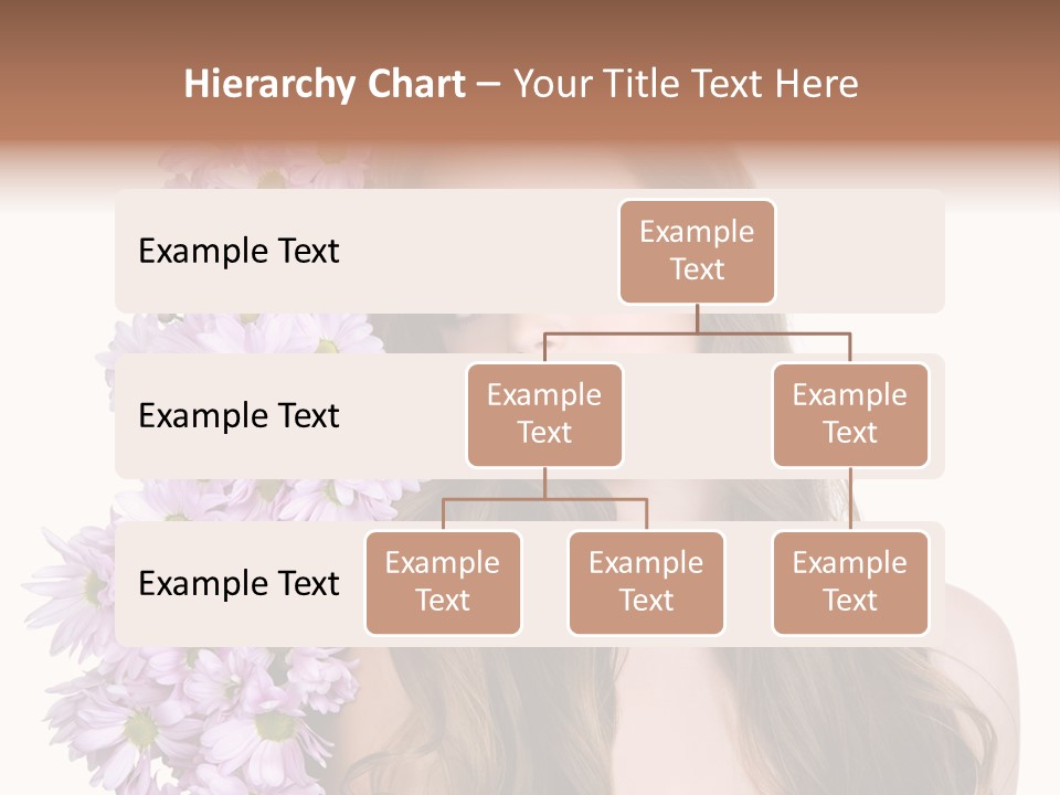 Beautiful Woman Hair PowerPoint Template