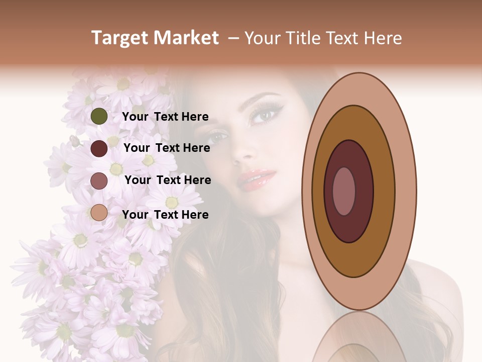 Beautiful Woman Hair PowerPoint Template