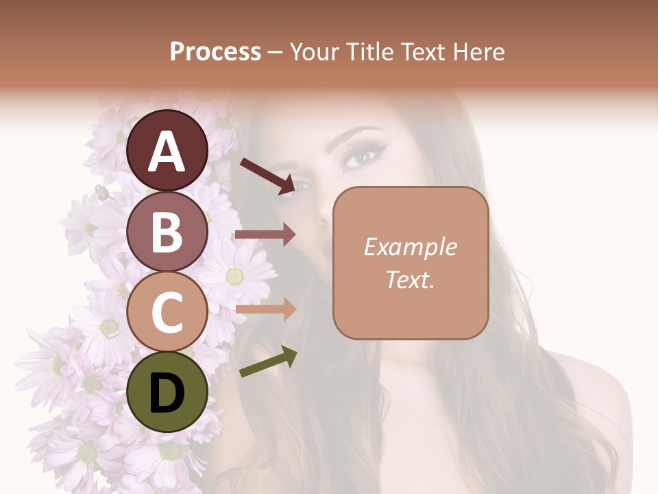 Beautiful Woman Hair PowerPoint Template