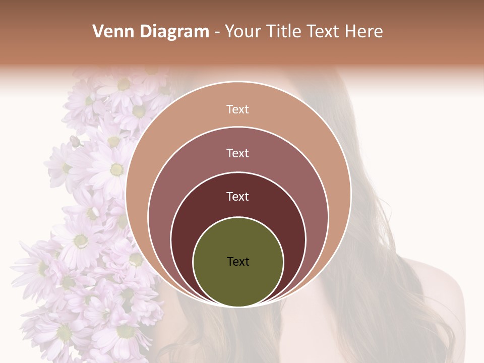 Beautiful Woman Hair PowerPoint Template