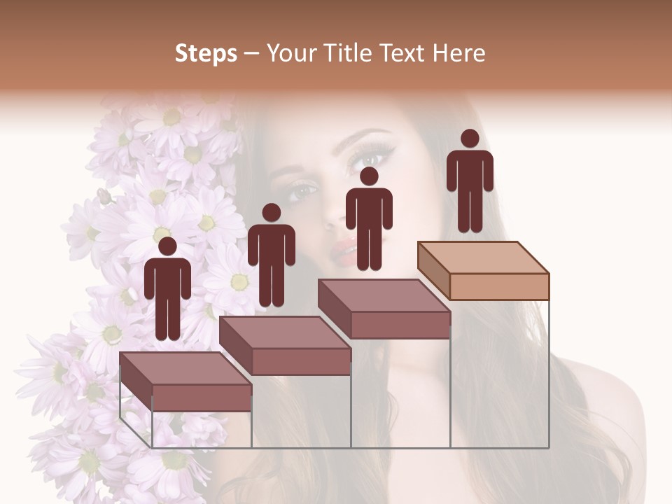 Beautiful Woman Hair PowerPoint Template