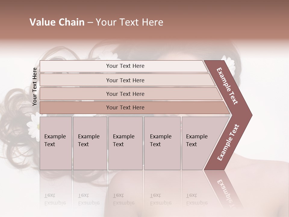 Flowers In Hair PowerPoint Template