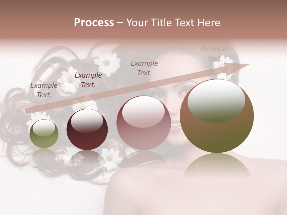 Flowers In Hair PowerPoint Template