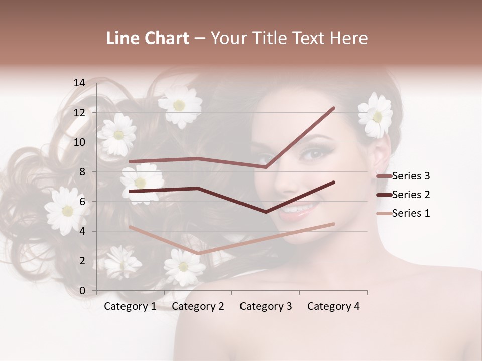 Flowers In Hair PowerPoint Template
