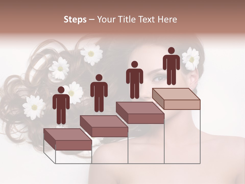 Flowers In Hair PowerPoint Template
