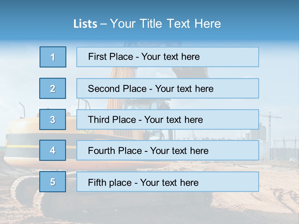 Terraplenagem PowerPoint Template