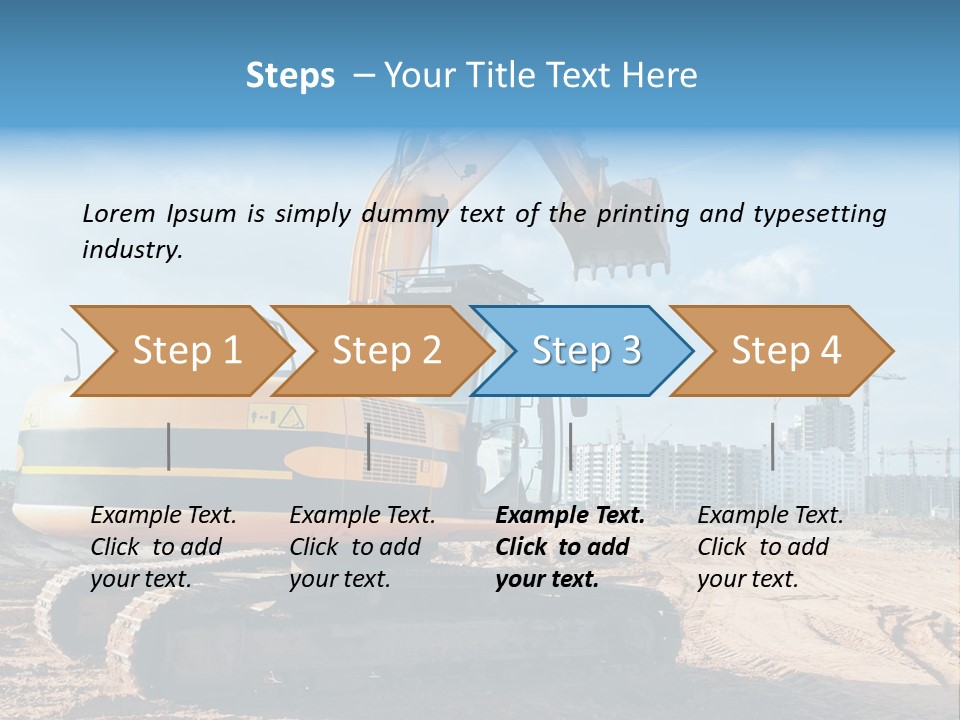 Terraplenagem PowerPoint Template
