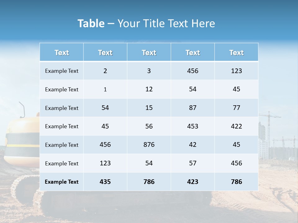 Terraplenagem PowerPoint Template