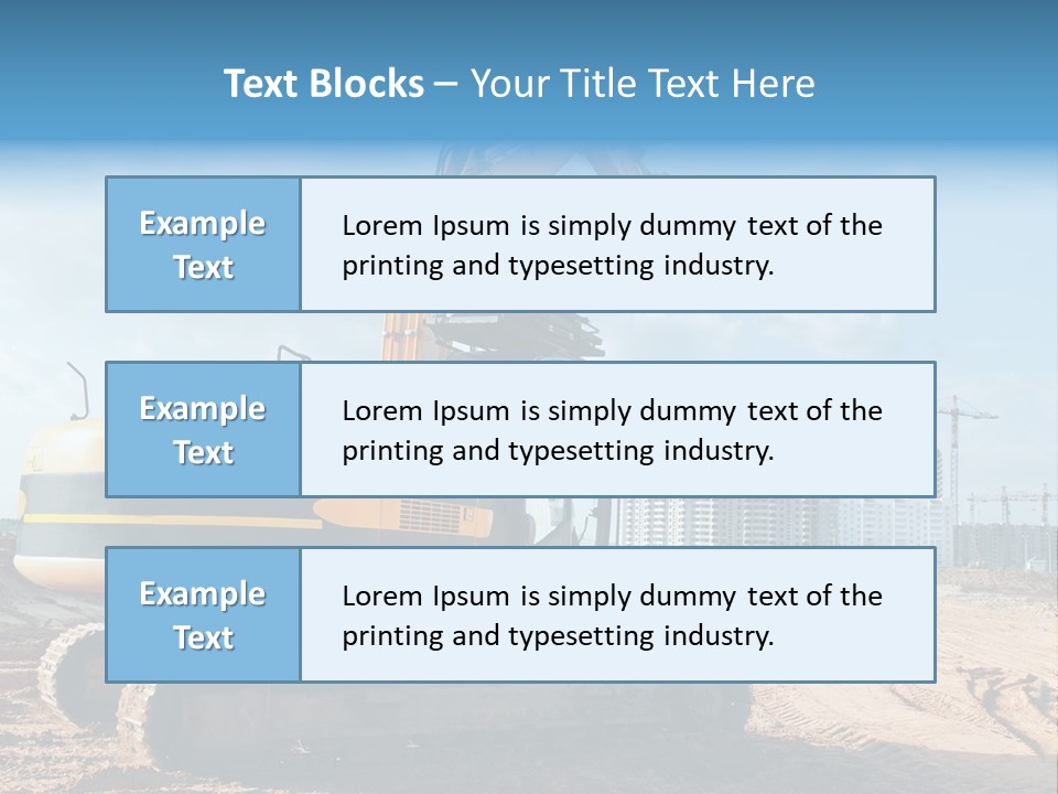 Terraplenagem PowerPoint Template