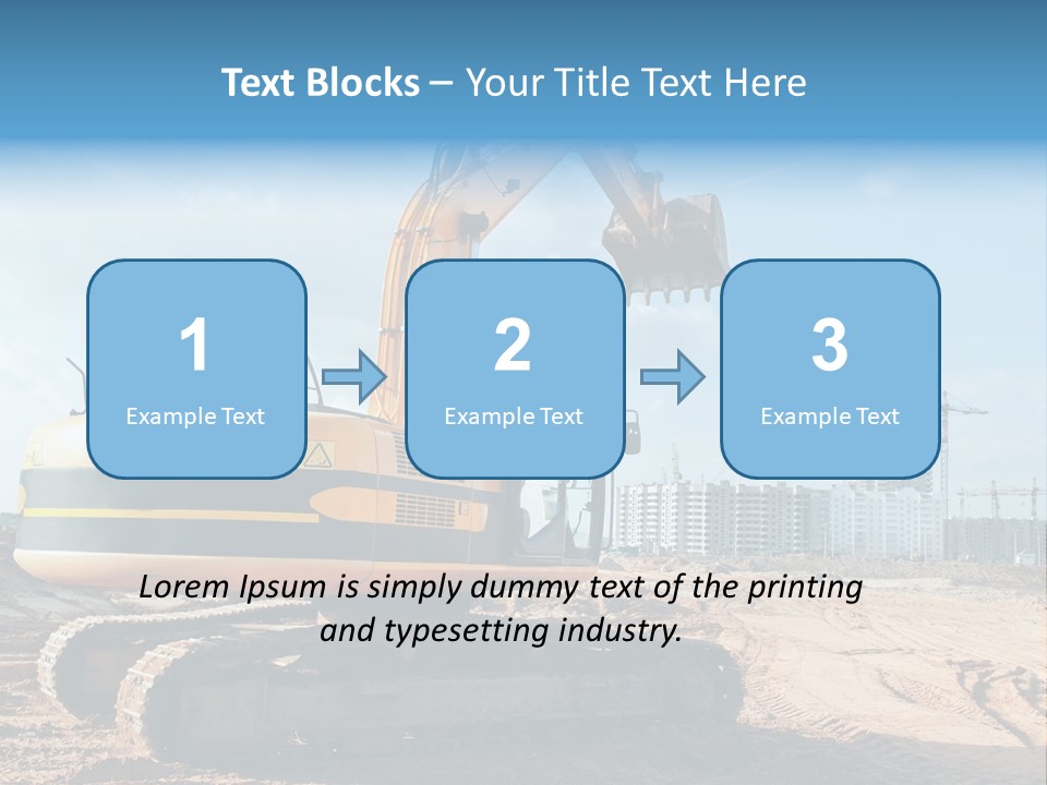 Terraplenagem PowerPoint Template