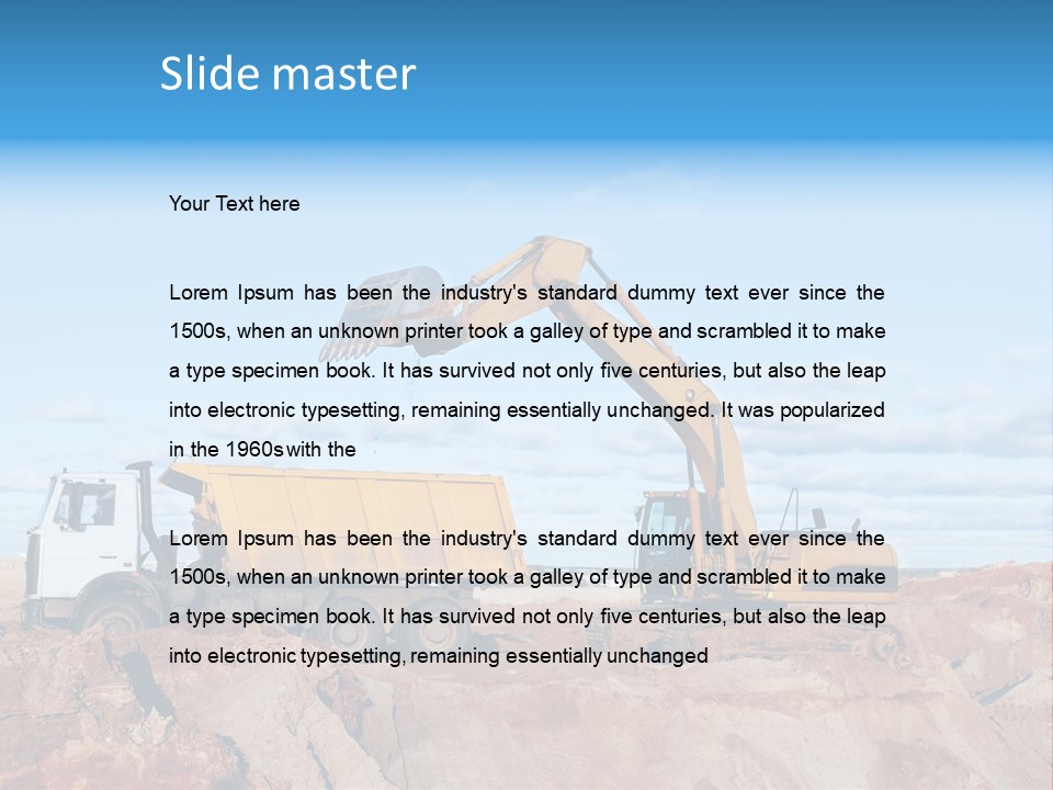 Activity Bucket Shovel PowerPoint Template