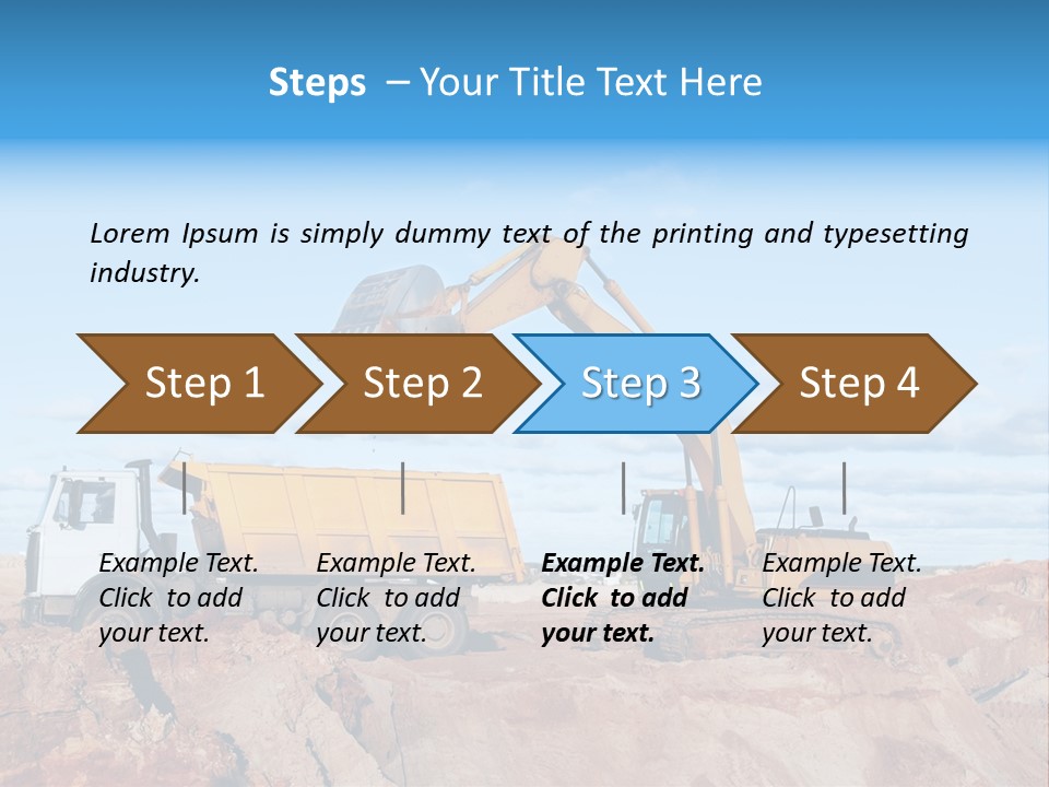 Activity Bucket Shovel PowerPoint Template
