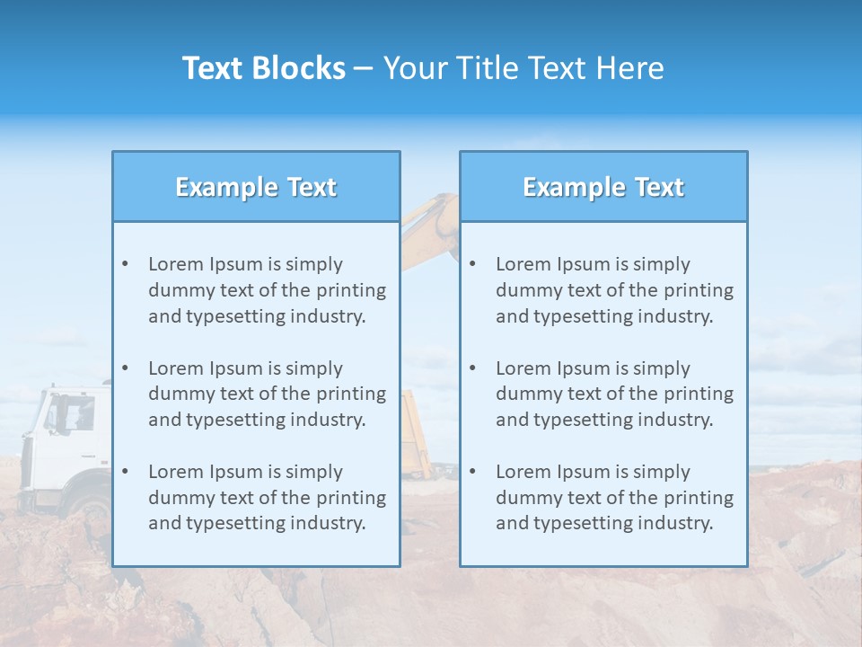Activity Bucket Shovel PowerPoint Template