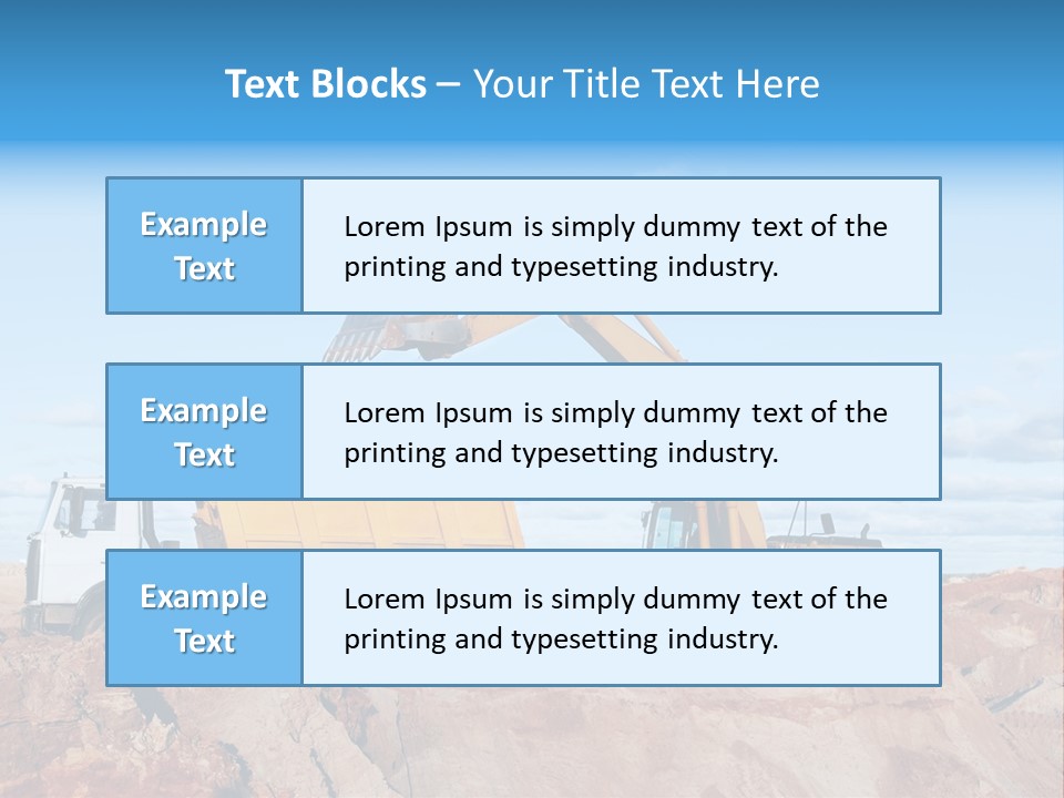 Activity Bucket Shovel PowerPoint Template