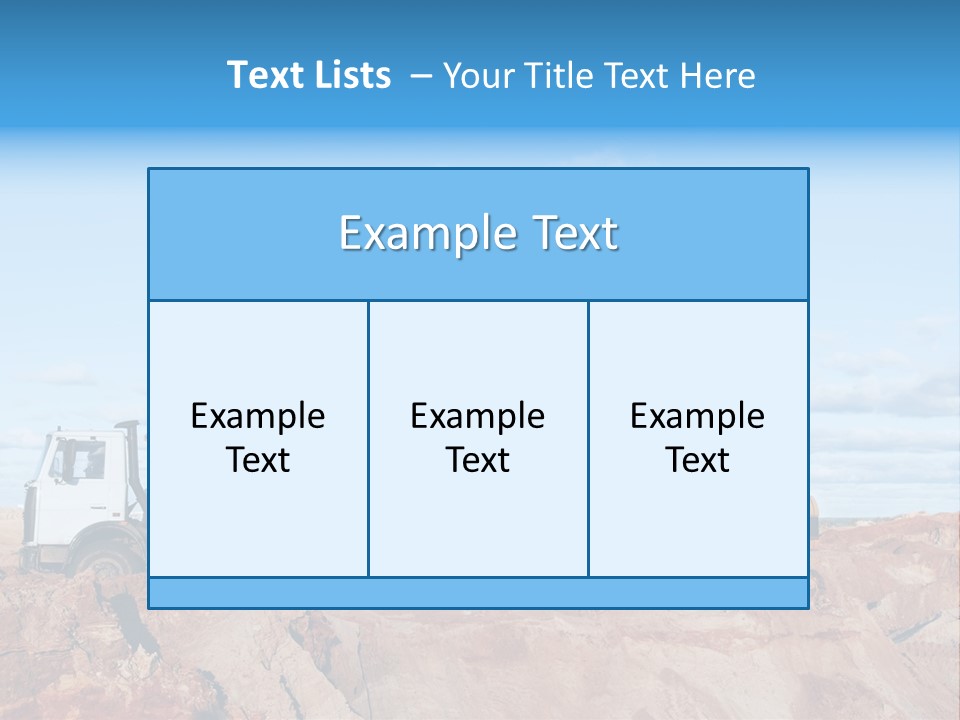 Activity Bucket Shovel PowerPoint Template