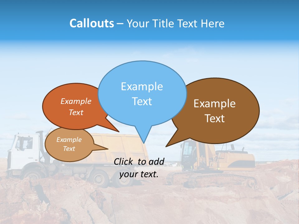 Activity Bucket Shovel PowerPoint Template