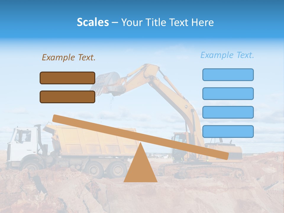 Activity Bucket Shovel PowerPoint Template