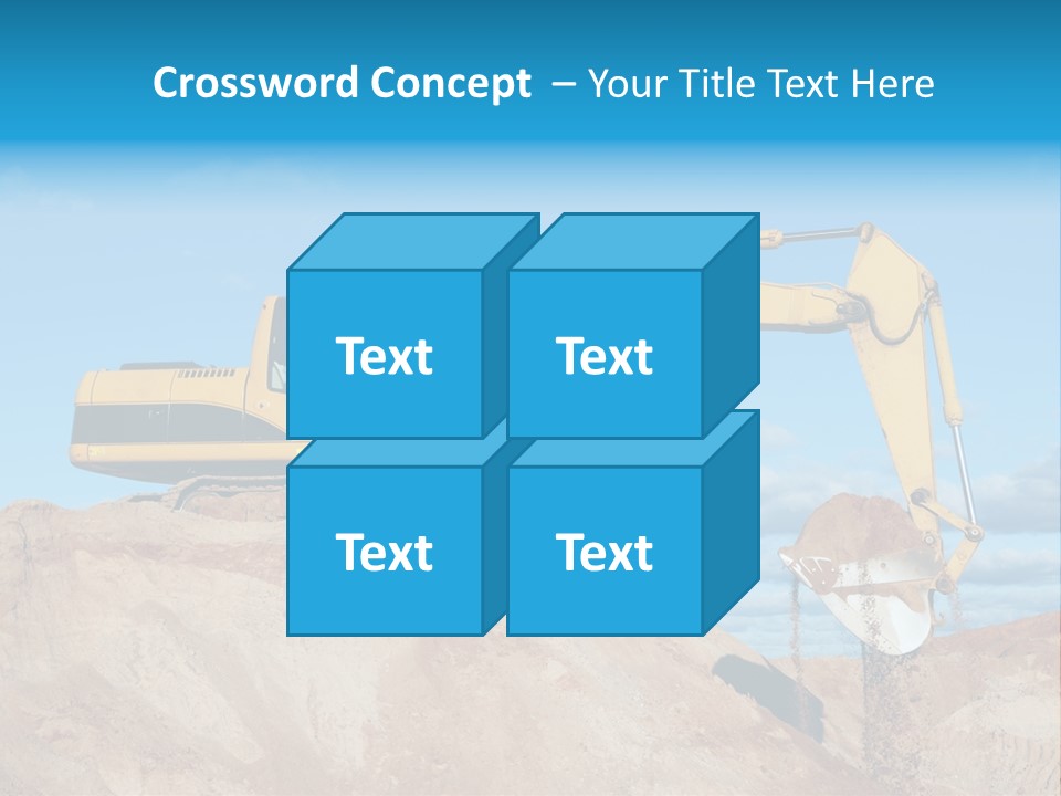 Kopalnia Piasku PowerPoint Template