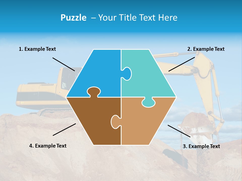 Kopalnia Piasku PowerPoint Template