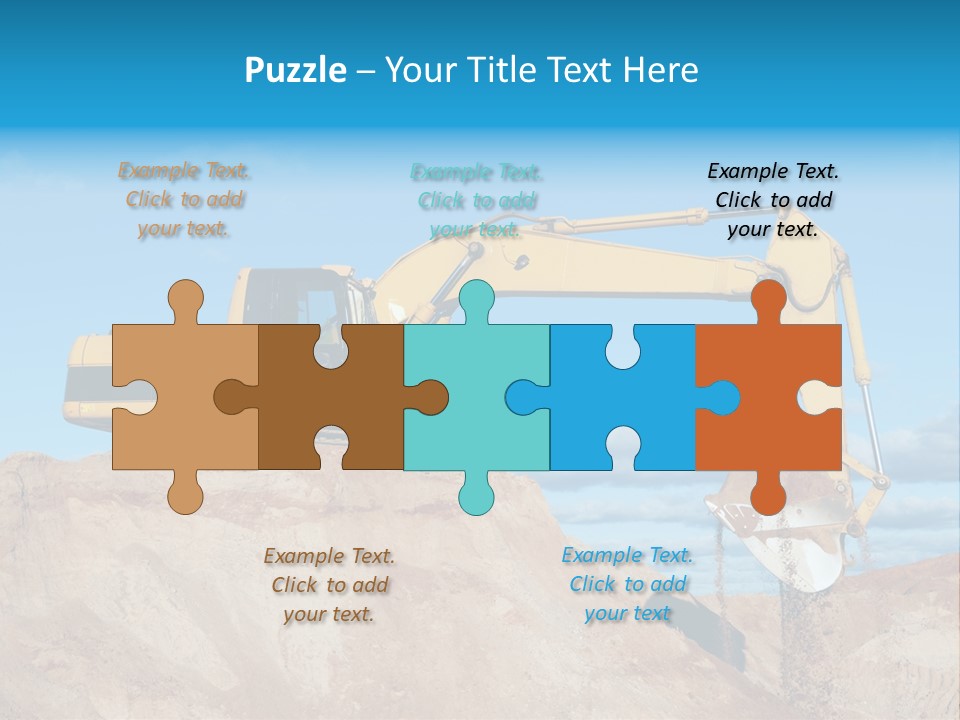 Kopalnia Piasku PowerPoint Template