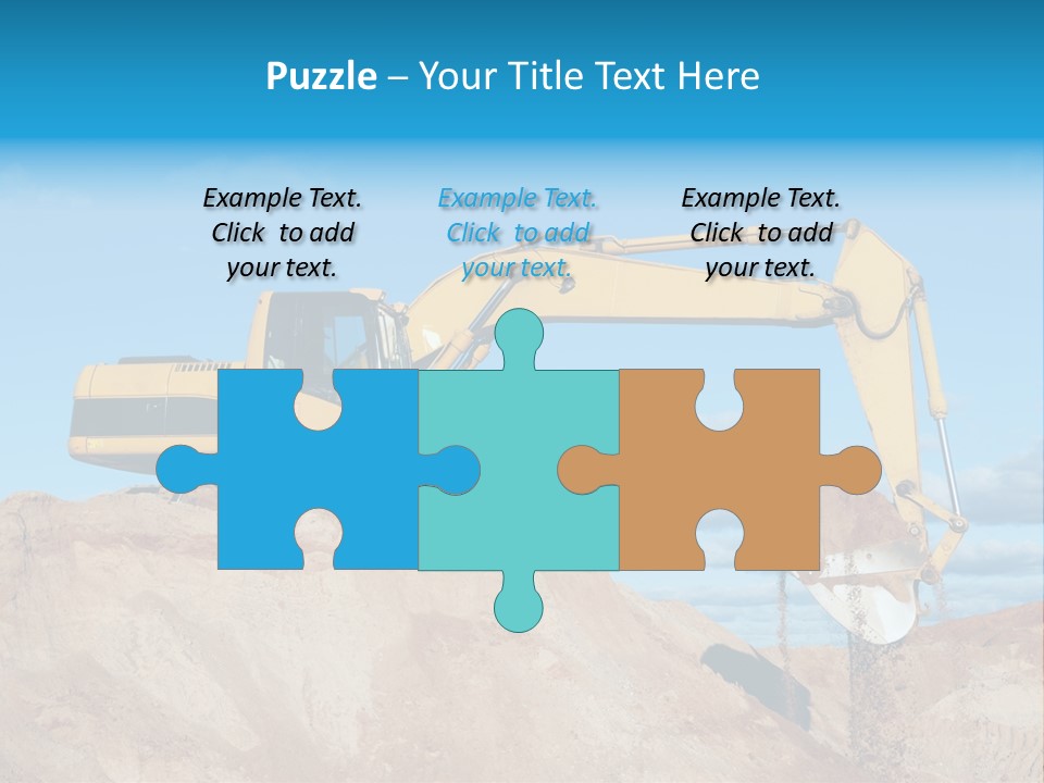 Kopalnia Piasku PowerPoint Template