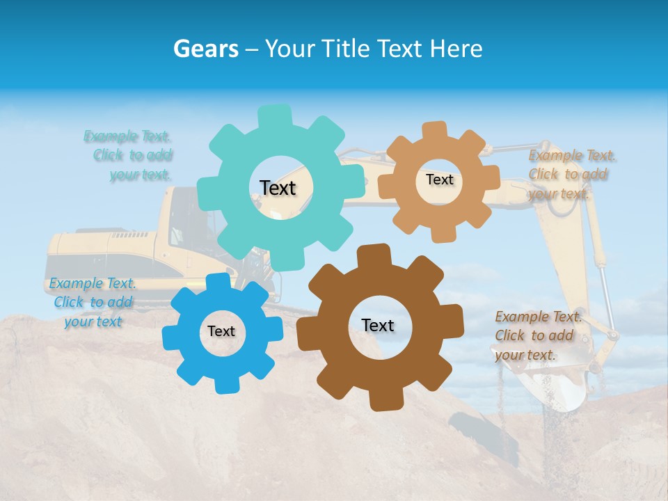 Kopalnia Piasku PowerPoint Template